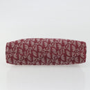 Christian Dior Trotter Canvas Accessory Pouch Red Silver Auth 191379SAV-9