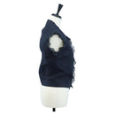 CHANEL Best Denim Navy CC Auth 191380SAM-4