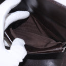 FENDI Zucca Canvas Wallet Black Brown Auth 191381V-18