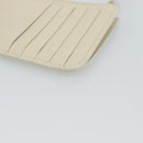 BALENCIAGA Fragment Case Leather Ivory Silver 810902 Auth 191382V-15