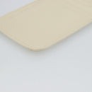 BALENCIAGA Fragment Case Leather Ivory Silver 810902 Auth 191382V-16
