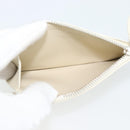 BALENCIAGA Fragment Case Leather Ivory Silver 810902 Auth 191382V-10