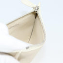 BALENCIAGA Fragment Case Leather Ivory Silver 810902 Auth 191382V-20
