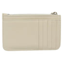 BALENCIAGA Fragment Case Leather Ivory Silver 810902 Auth 191382V-2