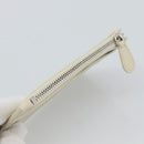 BALENCIAGA Fragment Case Leather Ivory Silver 810902 Auth 191382V-5