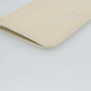 BALENCIAGA Fragment Case Leather Ivory Silver 810902 Auth 191382V-14