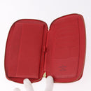 LOUIS VUITTON Epi Agenda Geod Wallet Red M63877 LV Auth 191385-9
