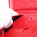 LOUIS VUITTON Epi Agenda Geod Wallet Red M63877 LV Auth 191385-12