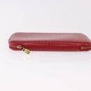 LOUIS VUITTON Epi Agenda Geod Wallet Red M63877 LV Auth 191385-4