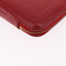 LOUIS VUITTON Epi Agenda Geod Wallet Red M63877 LV Auth 191385-7
