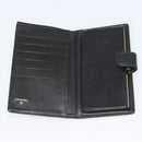 CHANEL COCO Mark Long Wallet Caviar Skin Black Gold CC Auth 191387V-8