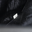 CHANEL COCO Mark Long Wallet Caviar Skin Black Gold CC Auth 191387V-11