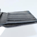 CHANEL COCO Mark Long Wallet Caviar Skin Black Gold CC Auth 191388-18