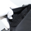 CHANEL COCO Mark Long Wallet Caviar Skin Black Gold CC Auth 191388-19