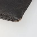 GUCCI GG Canvas Guccissima Bag Leather Dark Brown Gold 201538 Auth 191414-10