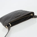 GUCCI GG Canvas Guccissima Bag Leather Dark Brown Gold 201538 Auth 191414-6