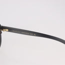 GUCCI Sunglasses Plastic Black Gold Auth 191416V-12