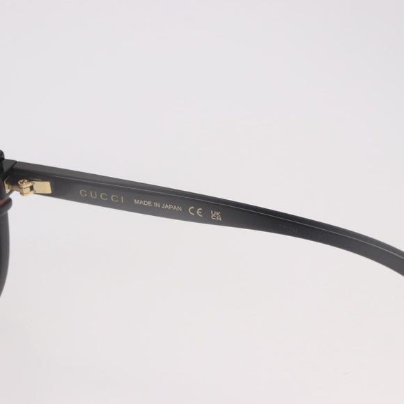 GUCCI Sunglasses Plastic Black Gold Auth 191416V