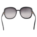 GUCCI Sunglasses Plastic Black Gold Auth 191416V-3