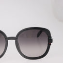 GUCCI Sunglasses Plastic Black Gold Auth 191416V-5