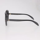 GUCCI Sunglasses Plastic Black Gold Auth 191416V-8