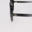 GUCCI Sunglasses Plastic Black Gold Auth 191416V-9