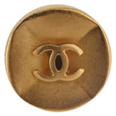 CHANEL COCO Mark Earring Metal Gold Tone CC Auth 191417-7
