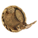 CHANEL COCO Mark Earring Metal Gold Tone CC Auth 191418V-5