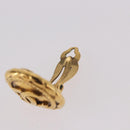 CHANEL COCO Mark Earring Metal Gold Tone CC Auth 191418V-6