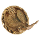 CHANEL COCO Mark Earring Metal Gold Tone CC Auth 191418V-9