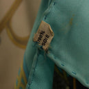 HERMES Carre 90 Scarf Silk Light Blue Auth 191431-16