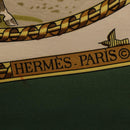HERMES Carre 90 Scarf Silk Green Auth 191434-13