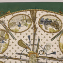 HERMES Carre 90 Scarf Silk Green Auth 191434-3