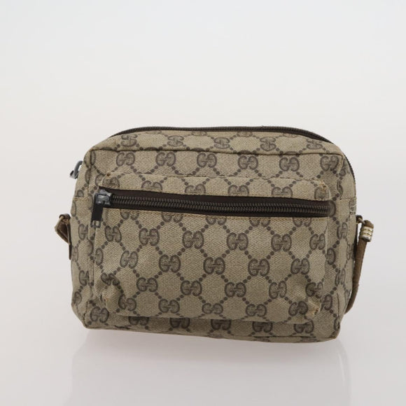 GUCCI GG Supreme Micro GG Supreme Bamboo Bag PVC Nylon 4 Set Navy Auth 191439