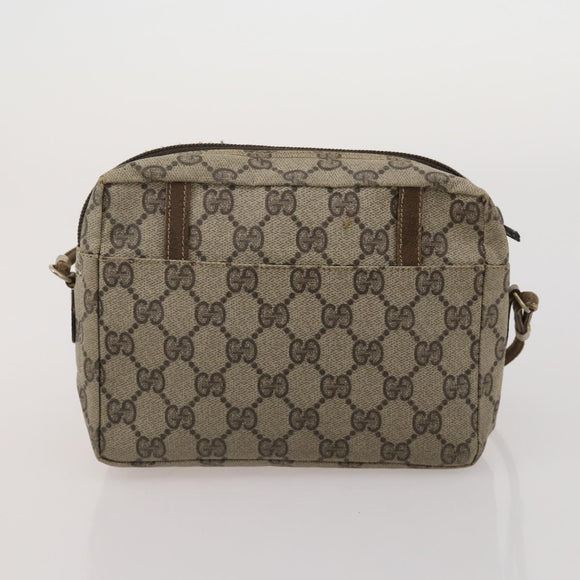 GUCCI GG Supreme Micro GG Supreme Bamboo Bag PVC Nylon 4 Set Navy Auth 191439