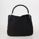 GUCCI GG Supreme Micro GG Supreme Bamboo Bag PVC Nylon 4 Set Navy Auth 191439-2
