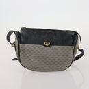 GUCCI GG Supreme Micro GG Supreme Bamboo Bag PVC Nylon 4 Set Navy Auth 191439-20