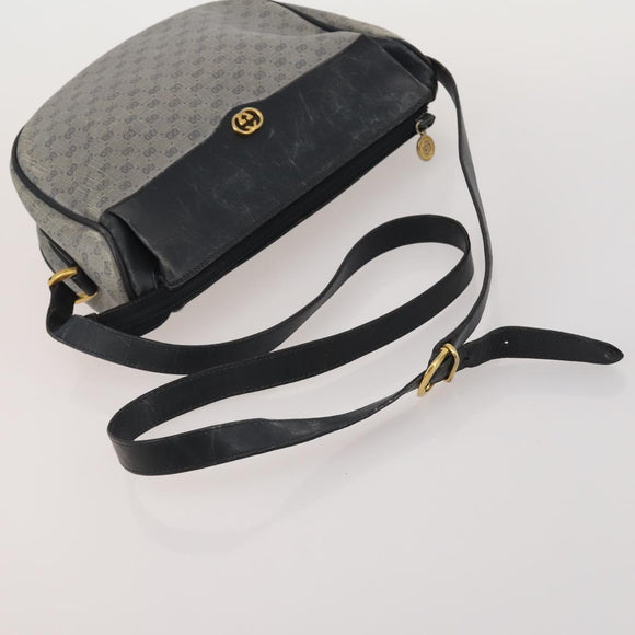 GUCCI GG Supreme Micro GG Supreme Bamboo Bag PVC Nylon 4 Set Navy Auth 191439