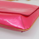 LOUIS VUITTON Monogram Vernis Thompson Street Fuchsia Pink M91215 Auth 191447V-10
