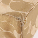 CHANEL Chain Shoulder Tote Bag Raffia Beige Gold CC Auth 191448V-15