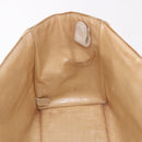 CHANEL Chain Shoulder Tote Bag Raffia Beige Gold CC Auth 191448V-18