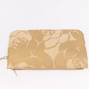 CHANEL Chain Shoulder Tote Bag Raffia Beige Gold CC Auth 191448V-20