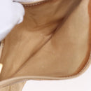 CHANEL Chain Shoulder Tote Bag Raffia Beige Gold CC Auth 191448V-21