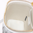 Miu Miu Matelasse Micro Bag Vanity Shoulder Bag Leather White Gold Auth 191450SM-22