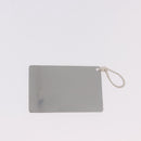 Miu Miu Matelasse Micro Bag Vanity Shoulder Bag Leather White Gold Auth 191450SM-23