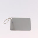 Miu Miu Matelasse Micro Bag Vanity Shoulder Bag Leather White Gold Auth 191450SM-24