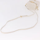 Miu Miu Matelasse Micro Bag Vanity Shoulder Bag Leather White Gold Auth 191450SM-7