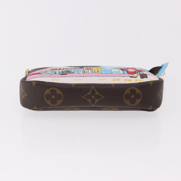 LOUIS VUITTON Vivienne Mini Pochette Accessoires Pouch M81637 Auth 191456SM