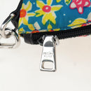 PRADA Tote Bag Nylon 2way Multicolor Silver Auth 191457A-10