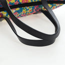 PRADA Tote Bag Nylon 2way Multicolor Silver Auth 191457A-7